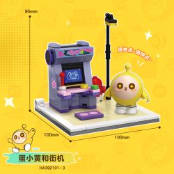 WISE BLOCK AULDEY HA392101 392101 TIỆC DANXIAO CẢNH NHẬN PHÒNG ĐẢO 4 LOẠI DANXIAOHEI VÀ GIAN HÀNG DJ DANXIAOFEN BIỂN CHỈ ĐƯỜNG DANXIAOHUANG MÁY CHƠI ĐIỆN TỬ DANXIAOLAN BÁN TỰ ĐỘNG bộ đồ chơi xếp lắp ráp ghép mô hình Movie & Game Phim Và Trò Chơi