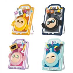 WISE BLOCK AULDEY HA392103 392103 EGGMAN PARTY TRANH 3D CÓ 4 LOẠI EGGY YELLOW BLACK PINK BLUE bộ đồ chơi xếp lắp ráp ghép mô hình Movie & Game Phim Và Trò Chơi 808 khối