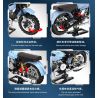 DK 7038 XE MÁY SIDECAR MA THUẬT CỦA HAGRID bộ đồ chơi xếp lắp ráp ghép mô hình Harry Potter MAGIC SIDECAR MOTORCYCLE Chú Bé Phù Thủy 700 khối