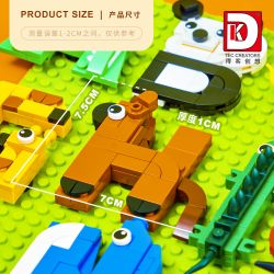 DK 5004 HÌNH CHỮ ĐỘNG VẬT NGỘ NGHĨNH bộ đồ chơi xếp lắp ráp ghép mô hình Creator ANIMALS BRICK Sáng Tạo 1151 khối
