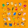 DK 5004 HÌNH CHỮ ĐỘNG VẬT NGỘ NGHĨNH bộ đồ chơi xếp lắp ráp ghép mô hình Creator ANIMALS BRICK Sáng Tạo 1151 khối