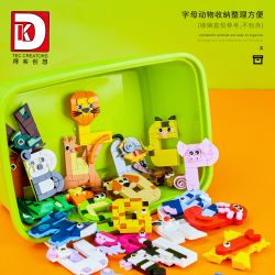 DK 5004 HÌNH CHỮ ĐỘNG VẬT NGỘ NGHĨNH bộ đồ chơi xếp lắp ráp ghép mô hình Creator ANIMALS BRICK Sáng Tạo 1151 khối