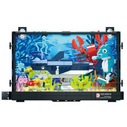 DK 7020 THỦY CUNG CÁ MẬP ĐẠI DƯƠNG bộ đồ chơi xếp lắp ráp ghép mô hình Creator ATLANTIS WORLD AQUARIA Sáng Tạo 648 khối