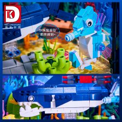 DK 7020 THỦY CUNG CÁ MẬP ĐẠI DƯƠNG bộ đồ chơi xếp lắp ráp ghép mô hình Creator ATLANTIS WORLD AQUARIA Sáng Tạo 648 khối