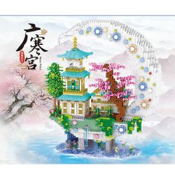 ZHEGAO LZ8284 8284 CUNG ĐIỆN QUẢNG HÁN bộ đồ chơi xếp lắp ráp ghép mô hình Arts & Crafts MOON PALACE 2946 khối