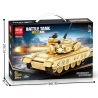 MINGDI LEIBAO K2079 2079 XE TĂNG M1A1 bộ đồ chơi xếp lắp ráp ghép mô hình Military Army M1A1 TANK Quân Sự Bộ Đội 354 khối