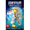 LEIBAO 8015 PHI HÀNH GIA CƠ KHÍ bộ đồ chơi xếp lắp ráp ghép mô hình OUTER SPACE ASTRONAUTS 1038 khối