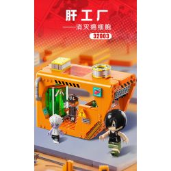 JIALE SPECIAL 32003 TẾ BÀO LÀM VIỆC NHÀ MÁY GAN TIÊU DIỆT UNG THƯ bộ đồ chơi xếp lắp ráp ghép mô hình Movie & Game Phim Và Trò Chơi 602 khối