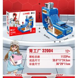 JIALE SPECIAL 32004 TẾ BÀO LÀM VIỆC NHÀ MÁY TIÊU HÓA THỨC ĂN CỦA DẠ DÀY bộ đồ chơi xếp lắp ráp ghép mô hình Movie & Game Phim Và Trò Chơi 1122 khối