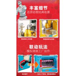 JIALE SPECIAL 32005 CÁC TẾ BÀO ĐANG HOẠT ĐỘNG NHÀ MÁY THẬN-RUỘT CHỐNG LẠI TỤ CẦU VÀNG bộ đồ chơi xếp lắp ráp ghép mô hình Movie & Game Phim Và Trò Chơi 1040 khối