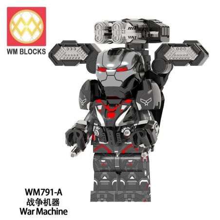 WM 791-A 792-A NHÂN VẬT NHỎ TRONG CỖ MÁY CHIẾN TRANH bộ đồ chơi xếp lắp ráp ghép mô hình Super Heroes WAR MACHINE Siêu Nhân Anh Hùng