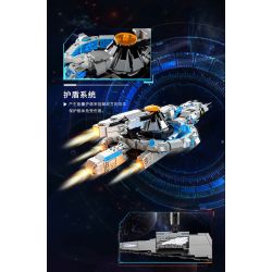 ZHEGAO QJ5472 5472 KẺ HỦY DIỆT NGÔI SAO bộ đồ chơi xếp lắp ráp ghép mô hình STARSHIP 994 khối