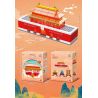 ZHEGAO 612047 KIẾN TRÚC XU HƯỚNG QUỐC GIA THIÊN AN MÔN bộ đồ chơi xếp lắp ráp ghép mô hình Architecture Công Trình Kiến Trúc