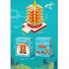 ZHEGAO 612050 KIẾN TRÚC XU HƯỚNG QUỐC GIA THÁP HẠC VÀNG bộ đồ chơi xếp lắp ráp ghép mô hình Architecture Công Trình Kiến Trúc