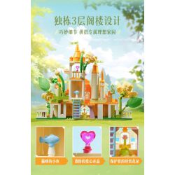 KEEPPLEY 34017 LÂU ĐÀI VƯỜN NUANYANG bộ đồ chơi xếp lắp ráp ghép mô hình Arts & Crafts 603 khối