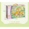 KEEPPLEY 34017 LÂU ĐÀI VƯỜN NUANYANG bộ đồ chơi xếp lắp ráp ghép mô hình Arts & Crafts 603 khối