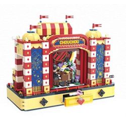 KEEPPLEY K21302 21302 BẠN CÙNG LỚP CHU RẠP XIẾC ẢO THUẬT bộ đồ chơi xếp lắp ráp ghép mô hình CHOUCHOU