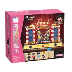 KEEPPLEY K21302 21302 BẠN CÙNG LỚP CHU RẠP XIẾC ẢO THUẬT bộ đồ chơi xếp lắp ráp ghép mô hình CHOUCHOU