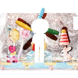 KEEPPLEY K21302 21302 BẠN CÙNG LỚP CHU RẠP XIẾC ẢO THUẬT bộ đồ chơi xếp lắp ráp ghép mô hình CHOUCHOU