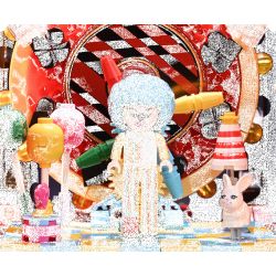 KEEPPLEY K21302 21302 BẠN CÙNG LỚP CHU RẠP XIẾC ẢO THUẬT bộ đồ chơi xếp lắp ráp ghép mô hình CHOUCHOU