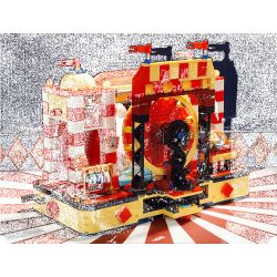 KEEPPLEY K21302 21302 BẠN CÙNG LỚP CHU RẠP XIẾC ẢO THUẬT bộ đồ chơi xếp lắp ráp ghép mô hình CHOUCHOU