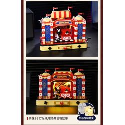 KEEPPLEY K21302 21302 BẠN CÙNG LỚP CHU RẠP XIẾC ẢO THUẬT bộ đồ chơi xếp lắp ráp ghép mô hình CHOUCHOU