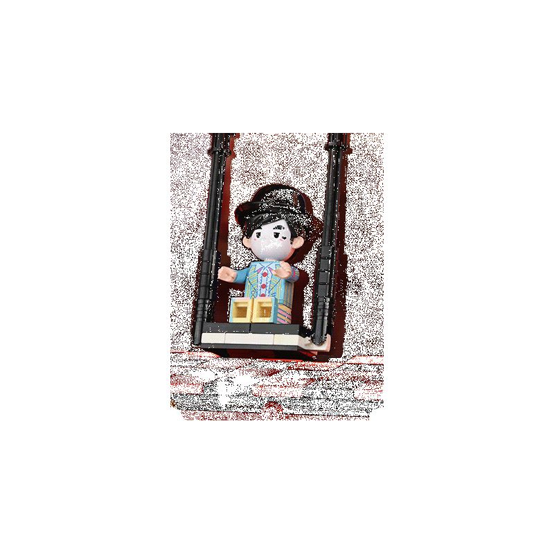 KEEPPLEY K21302 21302 BẠN CÙNG LỚP CHU RẠP XIẾC ẢO THUẬT bộ đồ chơi xếp lắp ráp ghép mô hình CHOUCHOU