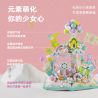 BEAUTY AND 13065 NGÔI NHÀ KẸO TRÁNG MIỆNG VÒNG ĐU QUAY XOAY bộ đồ chơi xếp lắp ráp ghép mô hình Arts & Crafts 1188 khối