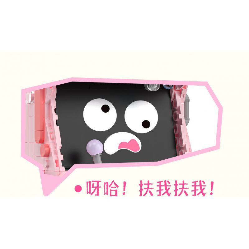 WEILE CREATION 2174 QUẦY TRÁNG MIỆNG CHANH VANI bộ đồ chơi xếp lắp ráp ghép mô hình ICE CREAM 656 khối