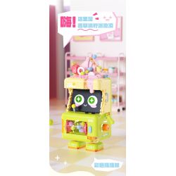 WEILE CREATION 2174 QUẦY TRÁNG MIỆNG CHANH VANI bộ đồ chơi xếp lắp ráp ghép mô hình ICE CREAM 656 khối