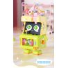 WEILE CREATION 2174 QUẦY TRÁNG MIỆNG CHANH VANI bộ đồ chơi xếp lắp ráp ghép mô hình ICE CREAM 656 khối
