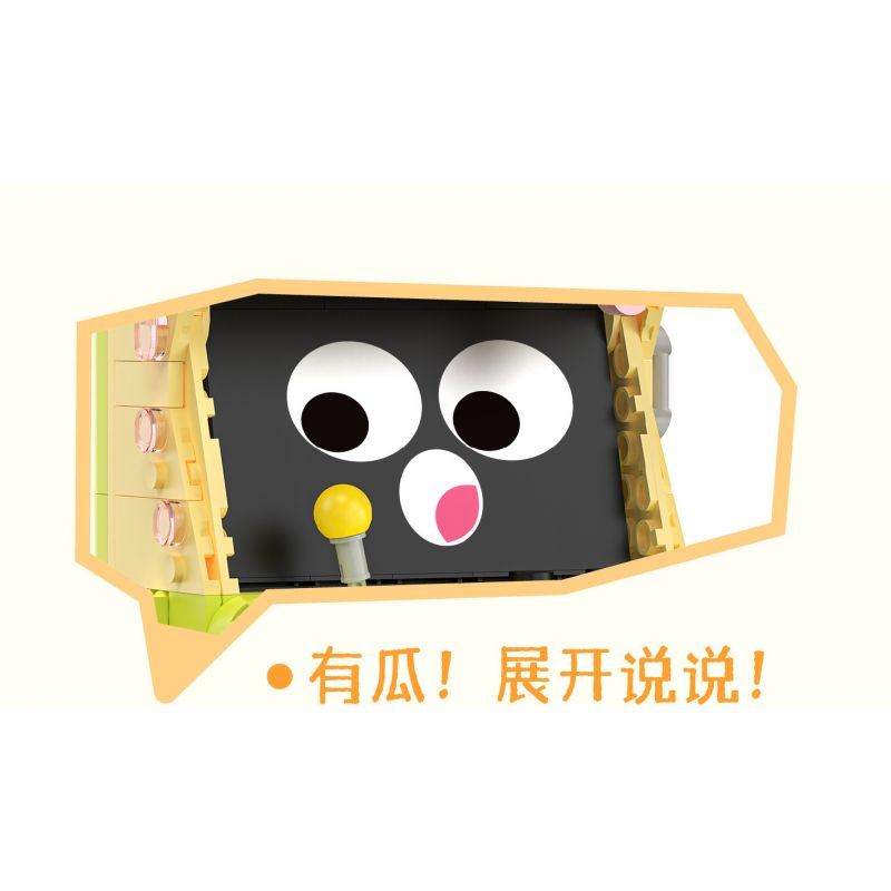 WEILE CREATION 2174 QUẦY TRÁNG MIỆNG CHANH VANI bộ đồ chơi xếp lắp ráp ghép mô hình ICE CREAM 656 khối