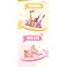 WEILE CREATION 2175 DESSERT INN GẶP GỠ VỚI BỘT KHOAI MÔN bộ đồ chơi xếp lắp ráp ghép mô hình ICE CREAM 623 khối