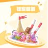 WEILE CREATION 2175 DESSERT INN GẶP GỠ VỚI BỘT KHOAI MÔN bộ đồ chơi xếp lắp ráp ghép mô hình ICE CREAM 623 khối