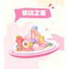 WEILE CREATION 2175 DESSERT INN GẶP GỠ VỚI BỘT KHOAI MÔN bộ đồ chơi xếp lắp ráp ghép mô hình ICE CREAM 623 khối