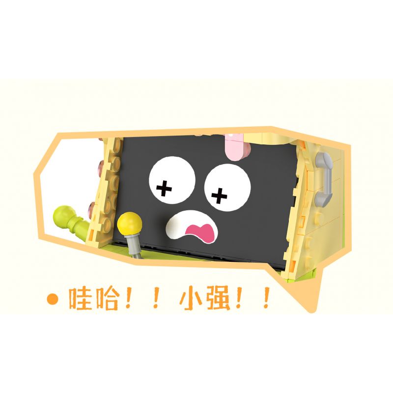 WEILE CREATION 2175 DESSERT INN GẶP GỠ VỚI BỘT KHOAI MÔN bộ đồ chơi xếp lắp ráp ghép mô hình ICE CREAM 623 khối