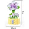 MOYU BLOCK MY97144 97144 YÊU TINH TRONG CHẬU LỜI HỨA CỦA HOA HUỆ THUNG LŨNG bộ đồ chơi xếp lắp ráp ghép mô hình Creator Sáng Tạo 274 khối