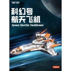 TOP TOY TC1419 1419 KHOA HỌC VIỄN TƯỞNG TÀU CON THOI bộ đồ chơi xếp lắp ráp ghép mô hình SPACE SHUTTLE TECHDREAM 800 khối