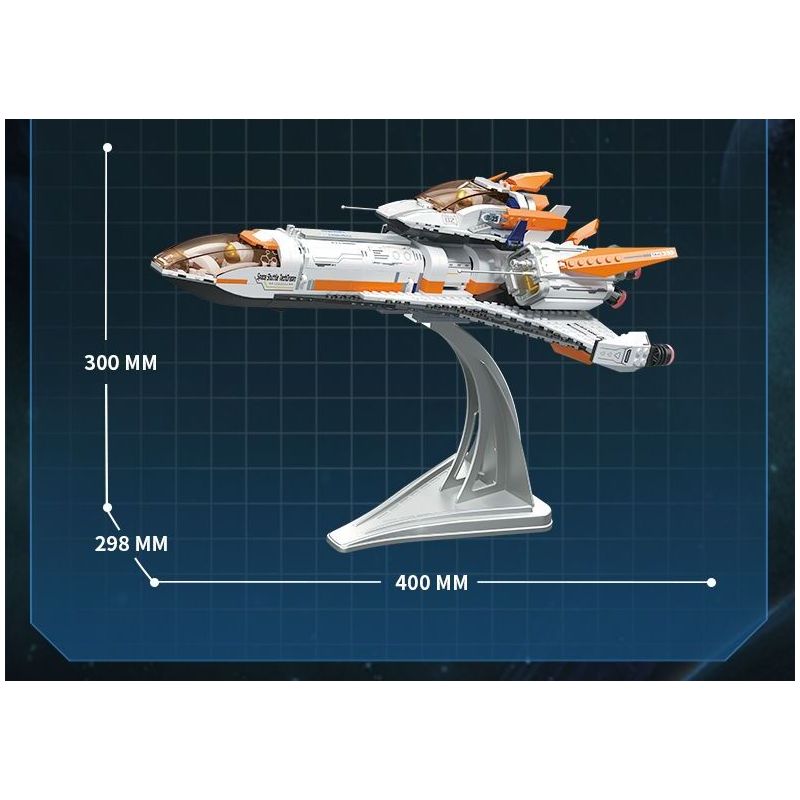 TOP TOY TC1419 1419 KHOA HỌC VIỄN TƯỞNG TÀU CON THOI bộ đồ chơi xếp lắp ráp ghép mô hình SPACE SHUTTLE TECHDREAM 800 khối