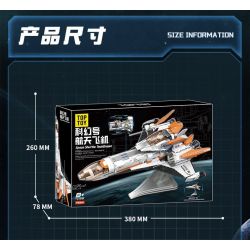 TOP TOY TC1419 1419 KHOA HỌC VIỄN TƯỞNG TÀU CON THOI bộ đồ chơi xếp lắp ráp ghép mô hình SPACE SHUTTLE TECHDREAM 800 khối