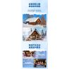 LUMIBRICKS FUNWHOLE F9041 9041 NGÔI NHÀ CỔ ĐIỂN CABIN TRƯỢT TUYẾT bộ đồ chơi xếp lắp ráp ghép mô hình Creator Sáng Tạo 2187 khối