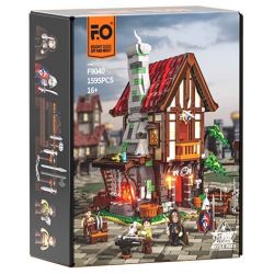 LUMIBRICKS FUNWHOLE F9040 9040 THỜI TRUNG CỔ LÒ RÈN bộ đồ chơi xếp lắp ráp ghép mô hình Medieval Castle Chiến Tranh Trung Cổ 1595 khối