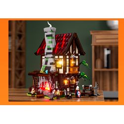 LUMIBRICKS FUNWHOLE F9040 9040 THỜI TRUNG CỔ LÒ RÈN bộ đồ chơi xếp lắp ráp ghép mô hình Medieval Castle Chiến Tranh Trung Cổ 1595 khối