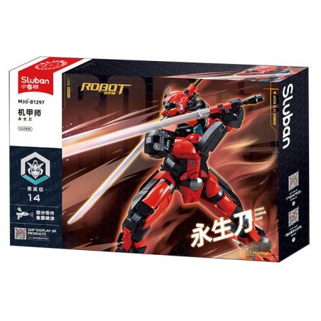 SLUBAN M38-B1297 B1297 1297 M38B1297 38-B1297 BẬC THẦY CƠ KHÍ CON DAO TRƯỜNG SINH VĨNH CỬU MECHA TINH ANH bộ đồ chơi xếp lắp ráp ghép mô hình 554 khối