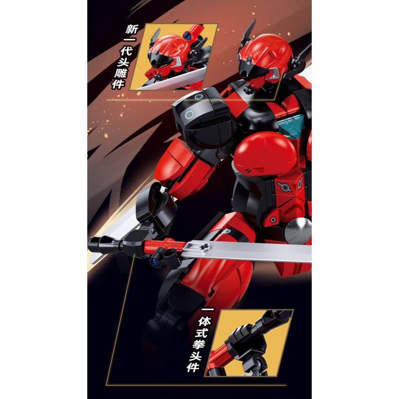 SLUBAN M38-B1297 B1297 1297 M38B1297 38-B1297 BẬC THẦY CƠ KHÍ CON DAO TRƯỜNG SINH VĨNH CỬU MECHA TINH ANH bộ đồ chơi xếp lắp ráp ghép mô hình 554 khối