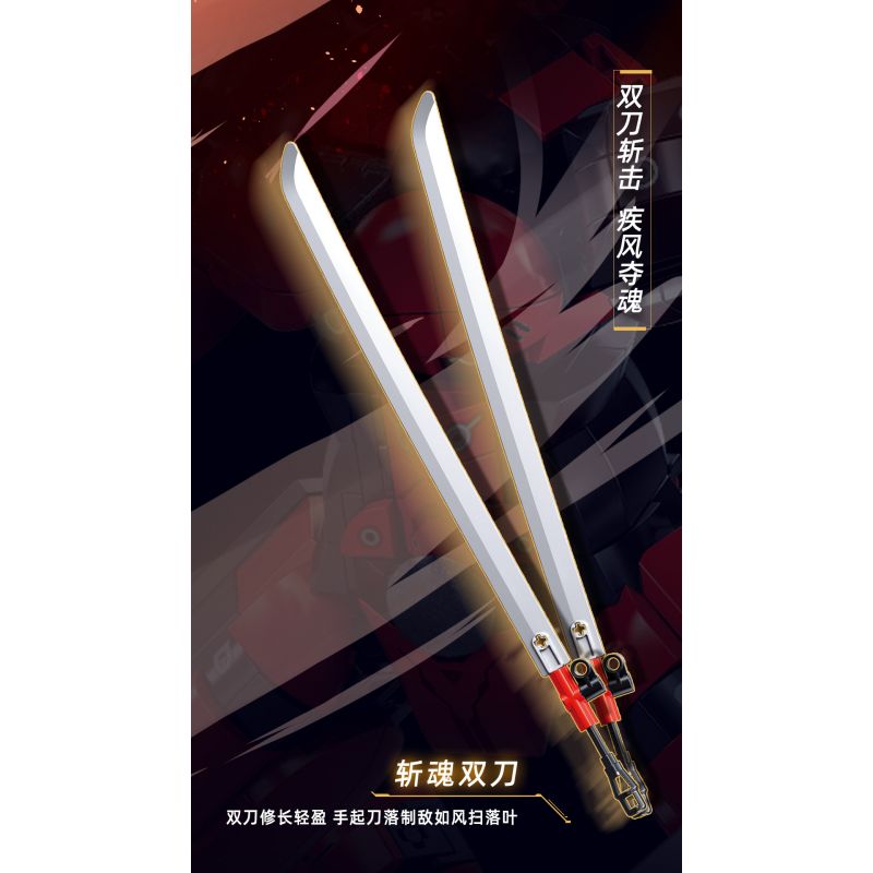 SLUBAN M38-B1297 B1297 1297 M38B1297 38-B1297 BẬC THẦY CƠ KHÍ CON DAO TRƯỜNG SINH VĨNH CỬU MECHA TINH ANH bộ đồ chơi xếp lắp ráp ghép mô hình 554 khối