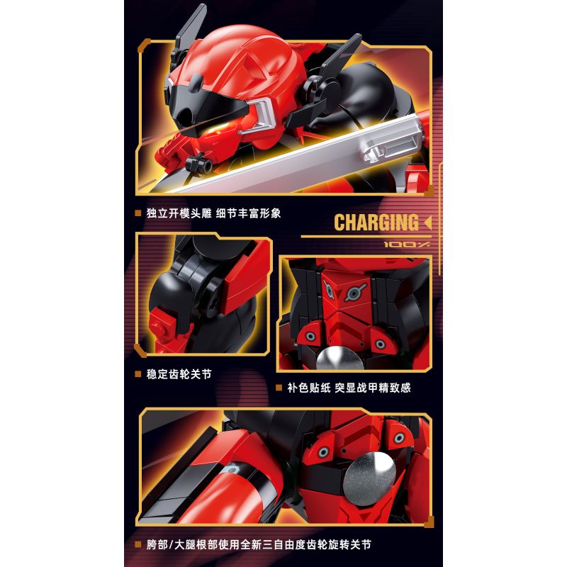 SLUBAN M38-B1297 B1297 1297 M38B1297 38-B1297 BẬC THẦY CƠ KHÍ CON DAO TRƯỜNG SINH VĨNH CỬU MECHA TINH ANH bộ đồ chơi xếp lắp ráp ghép mô hình 554 khối