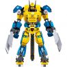 SLUBAN M38-B1298 B1298 1298 M38B1298 38-B1298 BẬC THẦY CƠ KHÍ MECHA NGƯỜI SÓI ƯU TÚ bộ đồ chơi xếp lắp ráp ghép mô hình 525 khối