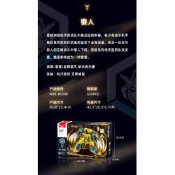 SLUBAN M38-B1298 B1298 1298 M38B1298 38-B1298 BẬC THẦY CƠ KHÍ MECHA NGƯỜI SÓI ƯU TÚ bộ đồ chơi xếp lắp ráp ghép mô hình 525 khối