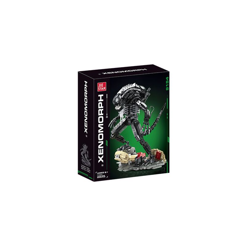 JIESTAR JJ9154 9154 CHIẾN ĐẤU VỚI NGƯỜI NGOÀI HÀNH TINH bộ đồ chơi xếp lắp ráp ghép mô hình XENOMORPH 882 khối